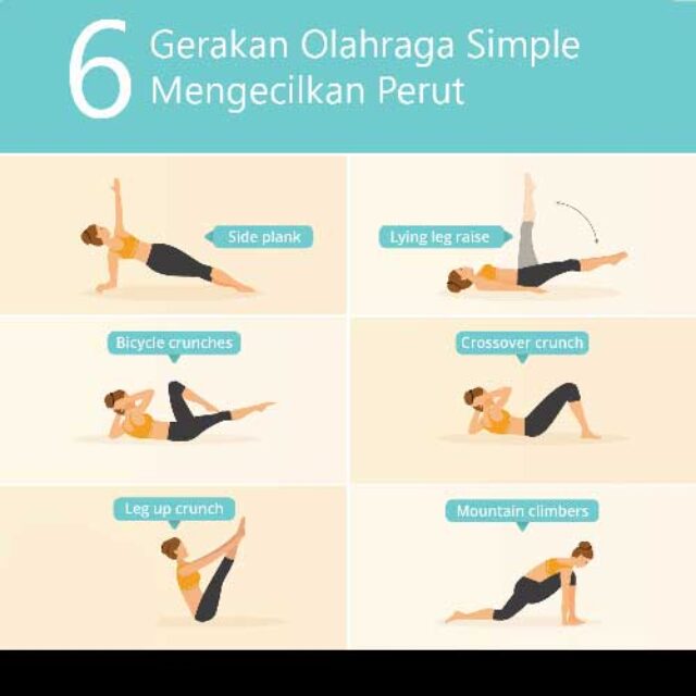 6 Olahraga Simpel Lenyapkan Perut Buncit Sambil Rebahan.