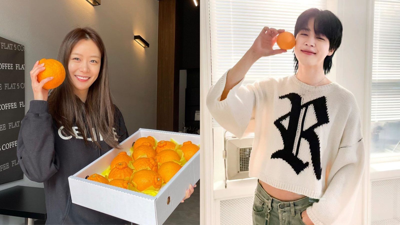 Actor Song Da-eun draws attention by releasing a video with the group's BTS Jimin.