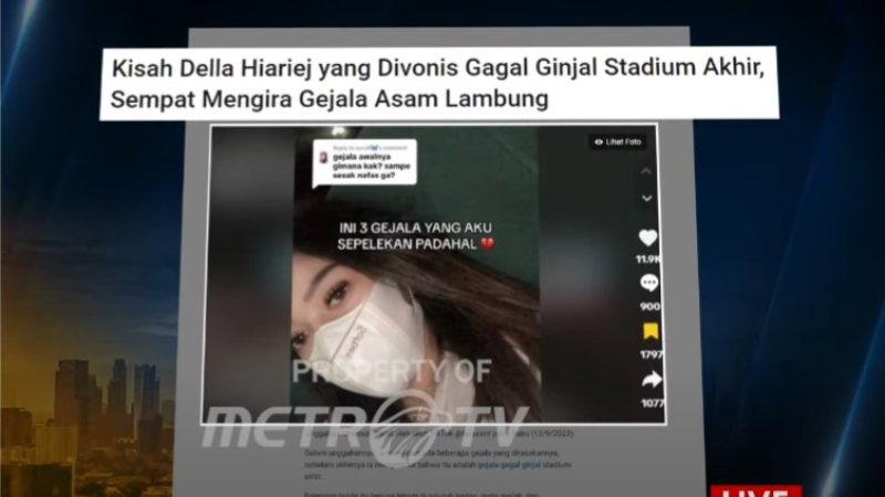 Dokter Ungkap Gejala Gagal Ginjal Mirip Maag, Waspadai Jika Mengalaminya