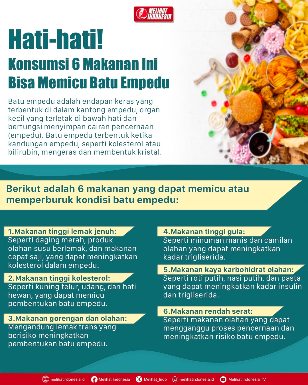 Hati-hati, Konsumsi Makanan Ini Bisa Picu Seseorang Cacingan