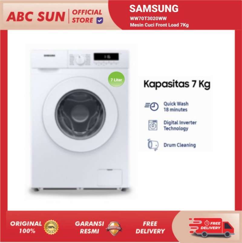 Hemat Banget! Mesin Cuci Front Load 7KG Diskon Gede-gedean di Transmart.