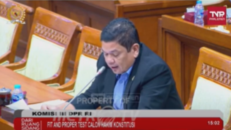 Inosentius Samsul Jalani Fit and Proper Test, Jadi Calon Tunggal Hakim MK