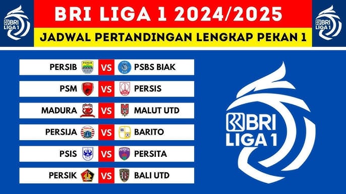 Jadwal BRI Super League Hari Ini, Minggu 24 Agustus 2025: Tim Promosi Menjamu Sang Juara Bertahan