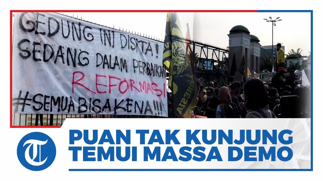 Konten YouTube: Ini Jawaban Puan soal Mengapa Tak Temui Massa Demo