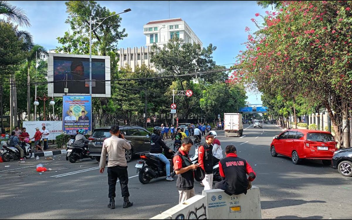 Massa Bubar, Jalan di Sekitar Mako Brimob Kwitang Dibuka