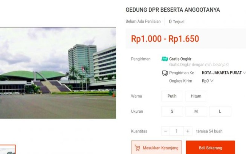 Rakyat Geram! Gedung DPR Trending Berhari-hari.