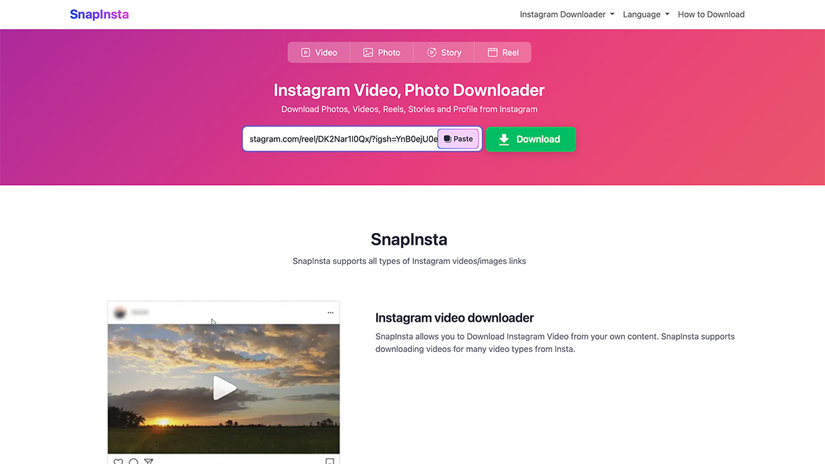 SnapInsta Downloader: Solusi Praktis Simpan Foto & Video IG ke Galeri HP