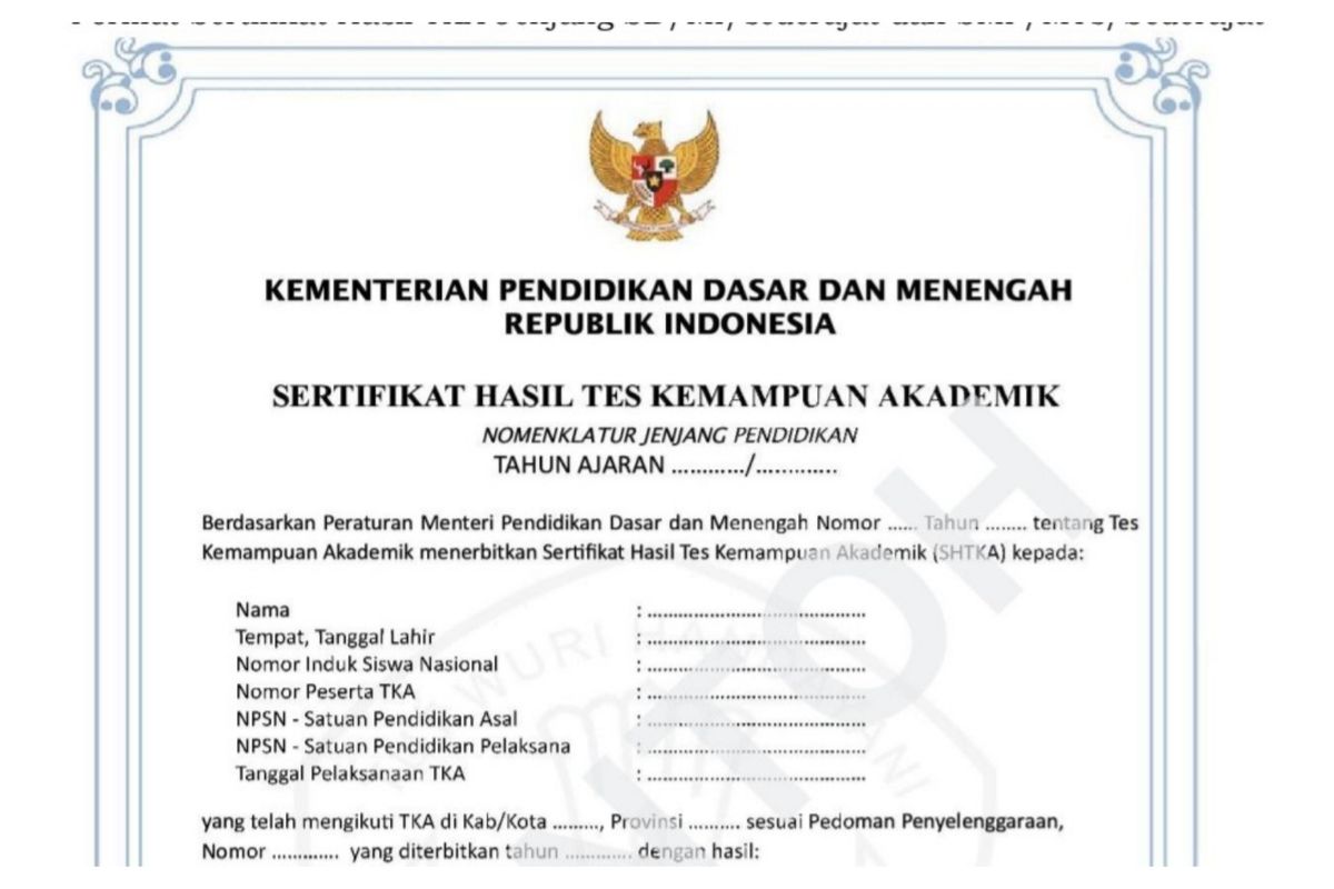 Syarat Peserta hingga Cara Daftar TKA 2025