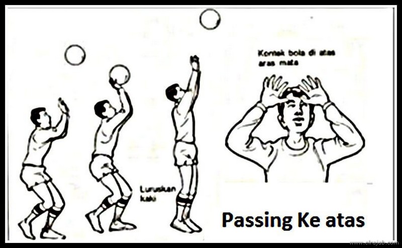 Tata Cara Melakukan Passing Atas dalam Permainan Bola Voli