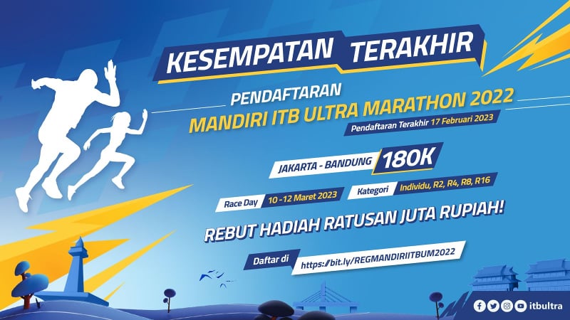 wondr ITB Ultra Marathon 2025 Diikuti 7 Ribu Pelari, Ada Hadiah Ratusan Juta!