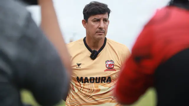 BRI Super League: Ditahan Bhayangkara Presisi, Pelatih Madura United Sesalkan Kegagalan Penalti pada Menit Akhir