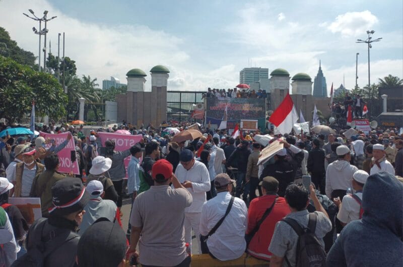 Demo Berlangsung Tertib, Warga Apresiasi Aksi Damai Aliansi Mahasiswa dan Rakyat