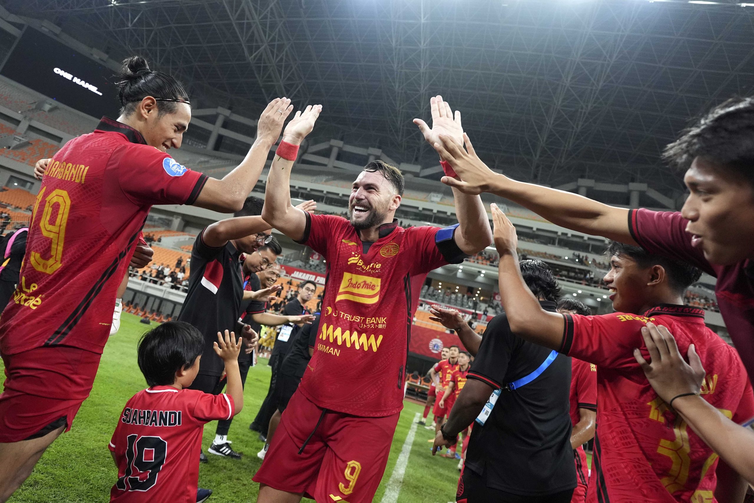 Disambut Jakmania, Pram-Rano Saksikan Laga Persija vs Bali United di JIS