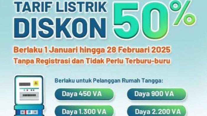 Diskon Listrik 50% PLN Masih Berlaku, Begini Cara Dapatnya