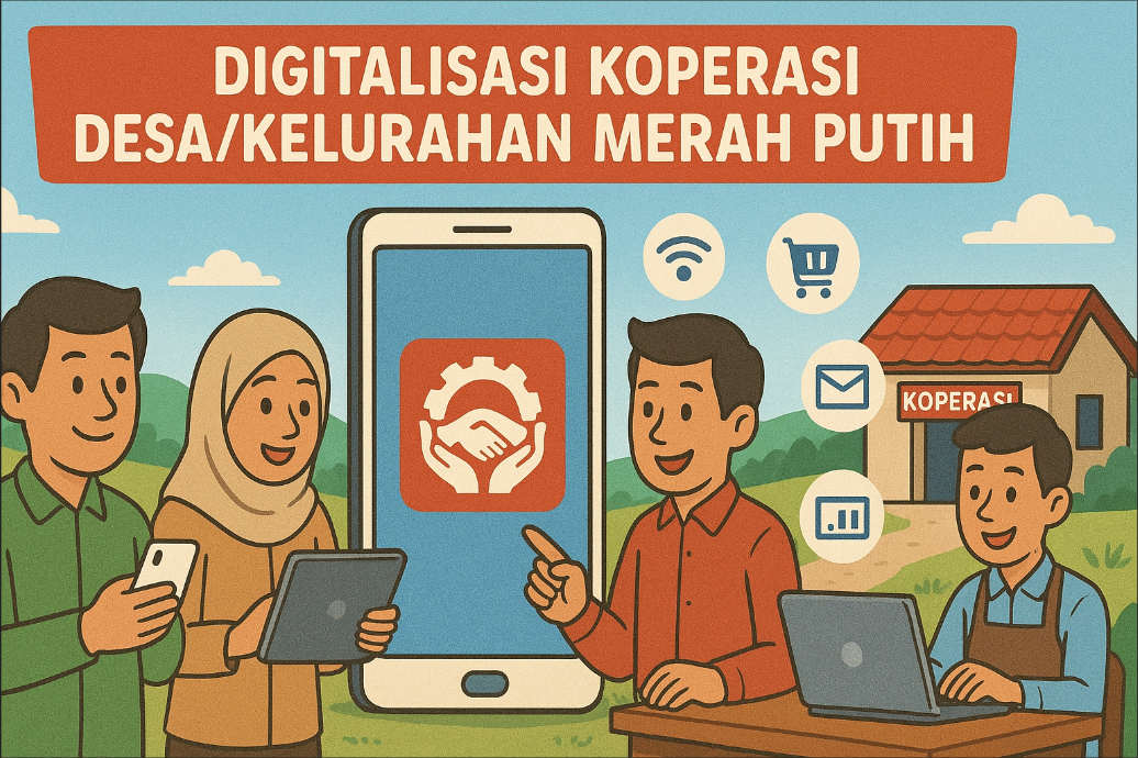 Dorong Digitalisasi Koperasi Merah Putih, UBIQU Kembangkan Internet Desa