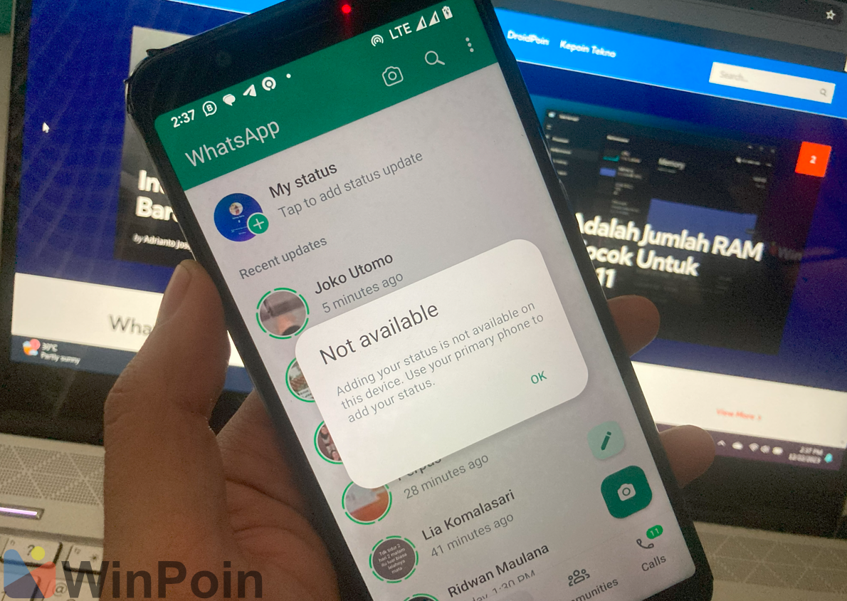 Fitur Balasan Baru di WhatsApp Kini Hadir Untuk Pengguna Beta di Android | WinPoin.