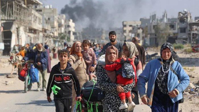 Foto: Ratusan Sepatu Membentang di Strasbourg, Seruan Hentikan Genosida di Gaza