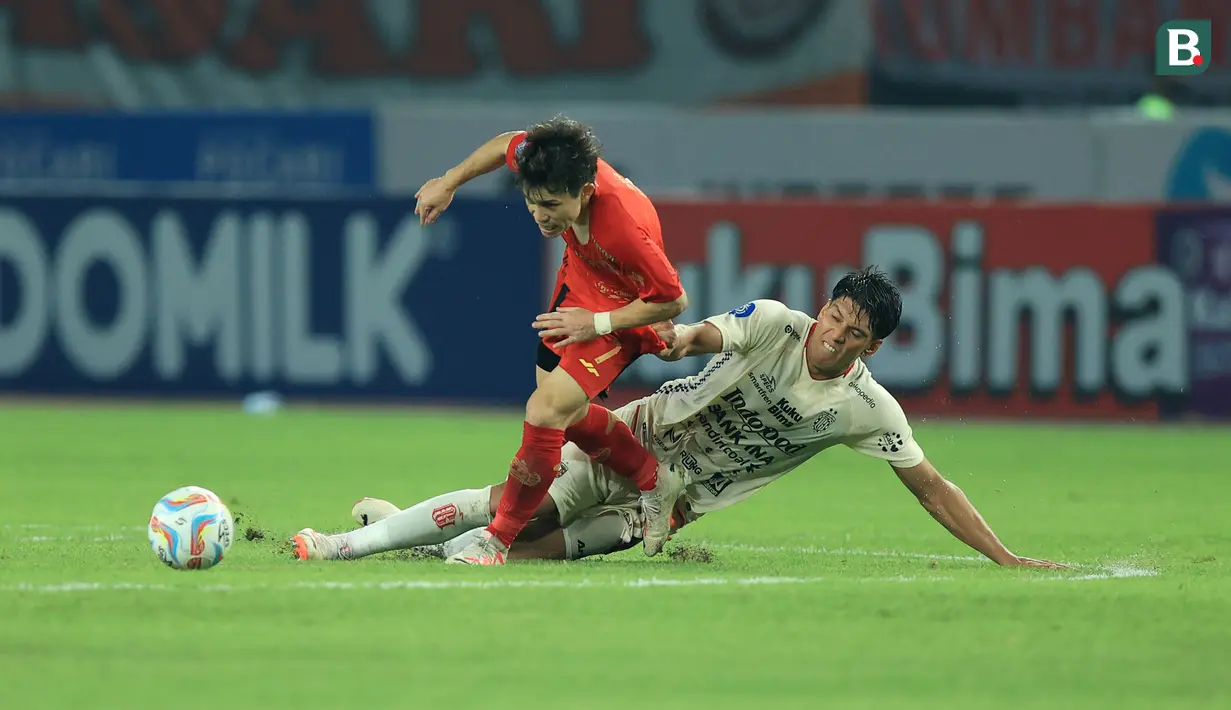 Foto: Wajah Kecewa Pemain Persija Setelah Gagal Taklukkan Bali United di BRI Super League