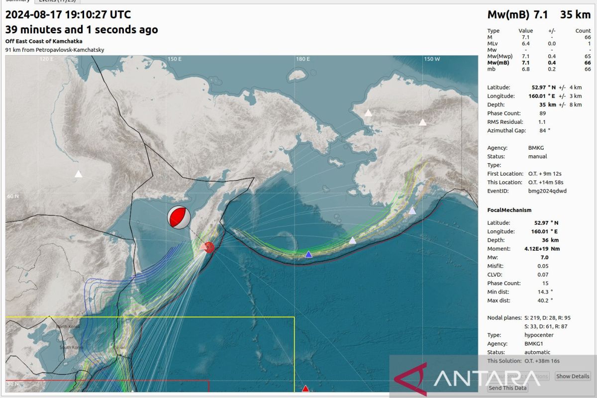 Gempa M 7,4 Guncang Kamchatka Rusia, BMKG Ungkap Dampaknya di RI
