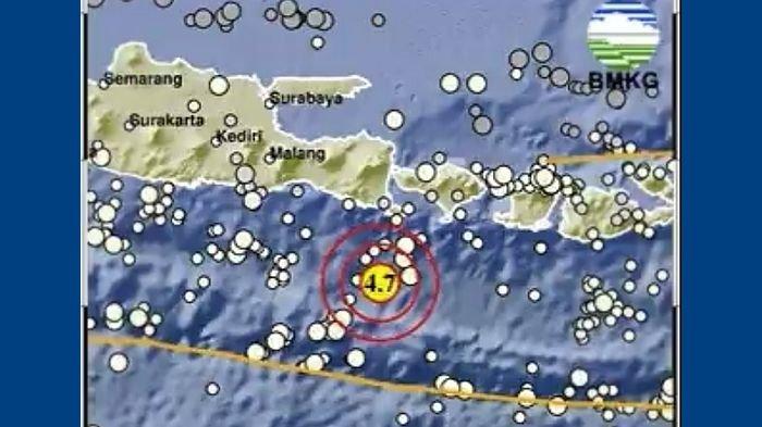 Gempa Magnitudo 4,7 Guncang Kuta Selatan, Getaran Sampai Denpasar.