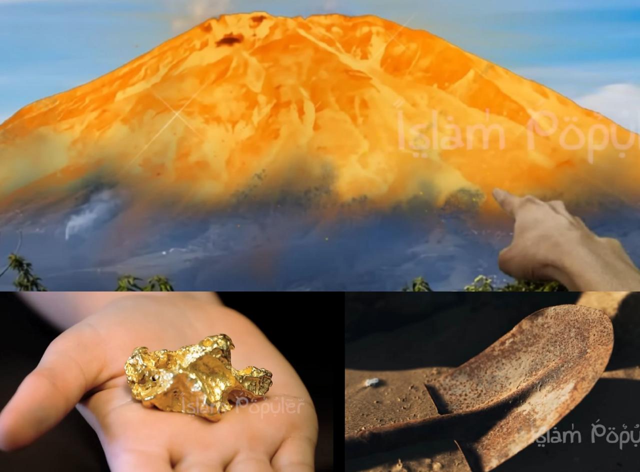 Gunung Emas Kongo yang Bikin Geger, Warga Keruk Pakai Tangan.