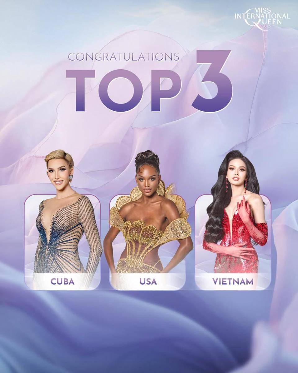 Hasil Lengkap Miss International Queen 2025, Indonesia Unplaced!