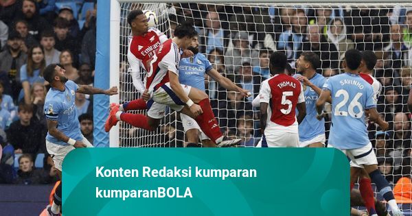 Hasil Liga Inggris: Drama Gol Menit Akhir, Arsenal Tahan Manchester City