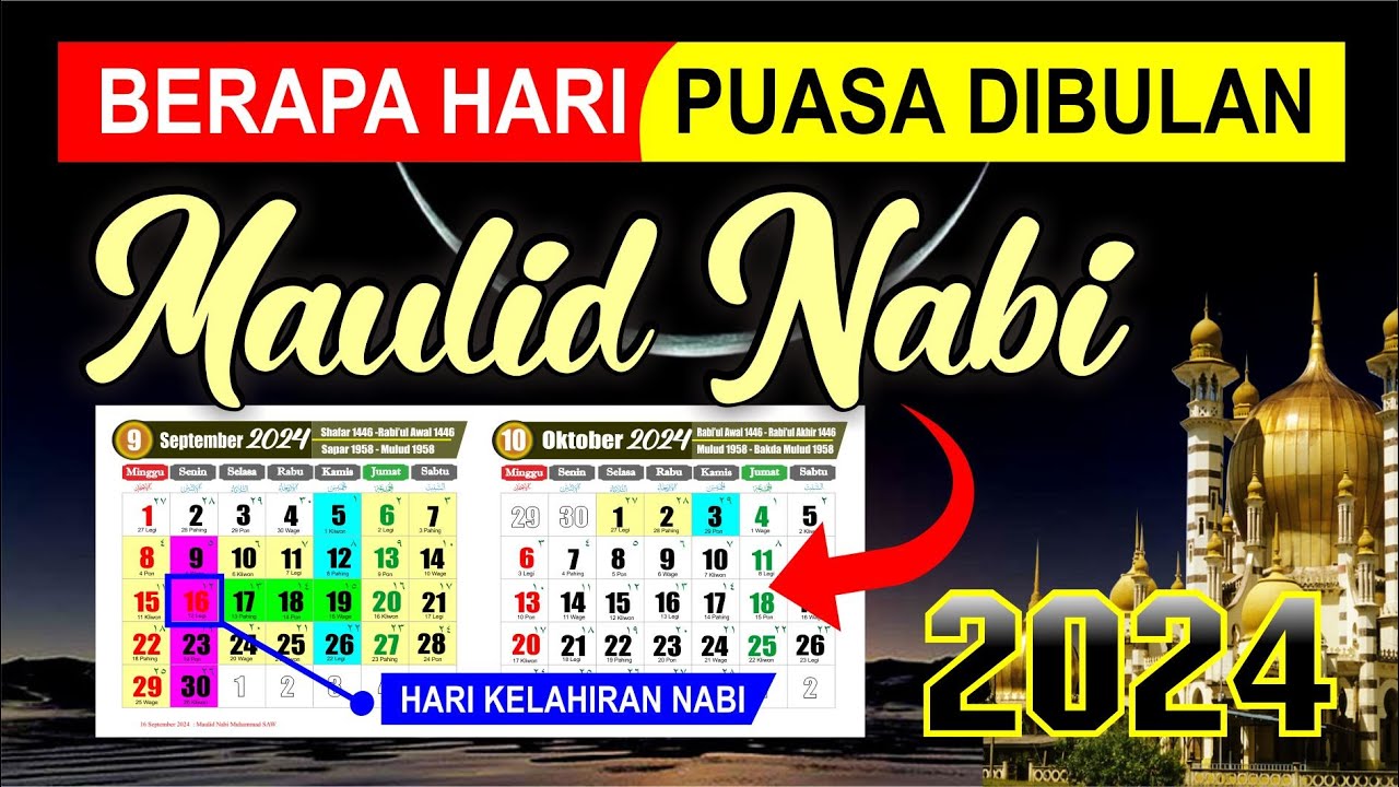 Hukum dan Tata Cara Puasa Sunnah 12 Rabiul Awal di Hari Maulid Nabi