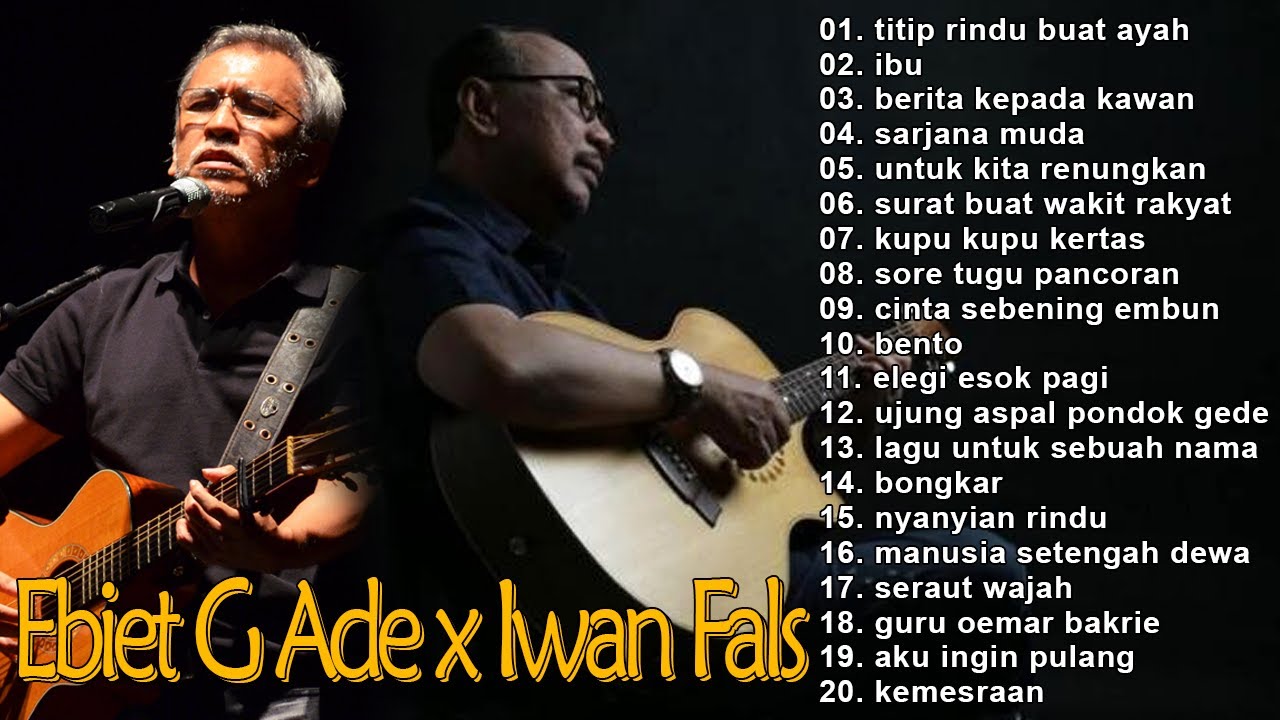 Iwan Fals dan Ebiet G. Ade Berkolaborasi Lewat Lagu Titip Rindu Buat Ayah