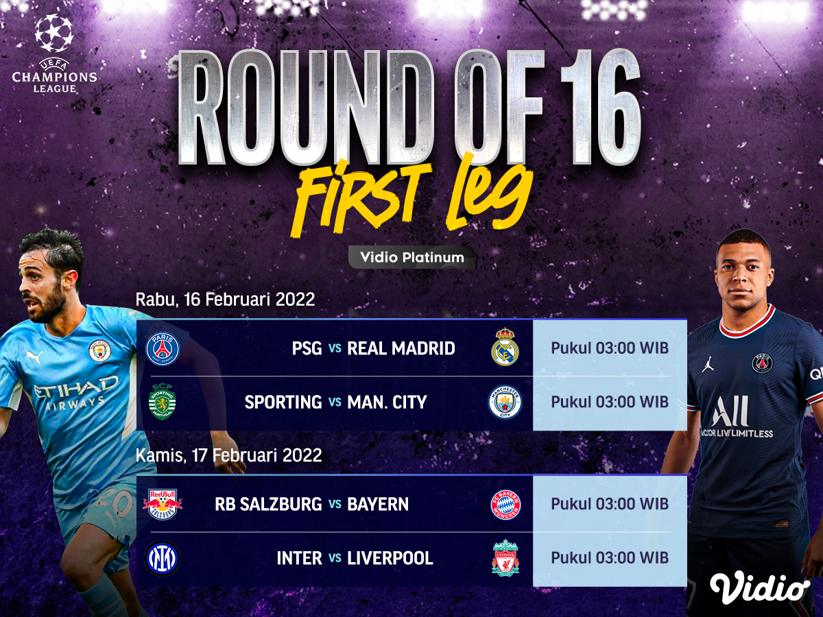 Jadwal Lengkap dan Live Streaming Liga Champions 2025/2026: Eksklusif di Vidio