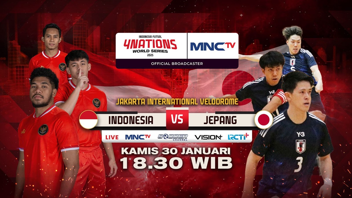 Jadwal Timnas Futsal Indonesia Vs Belanda di Four Nations Cup 2025