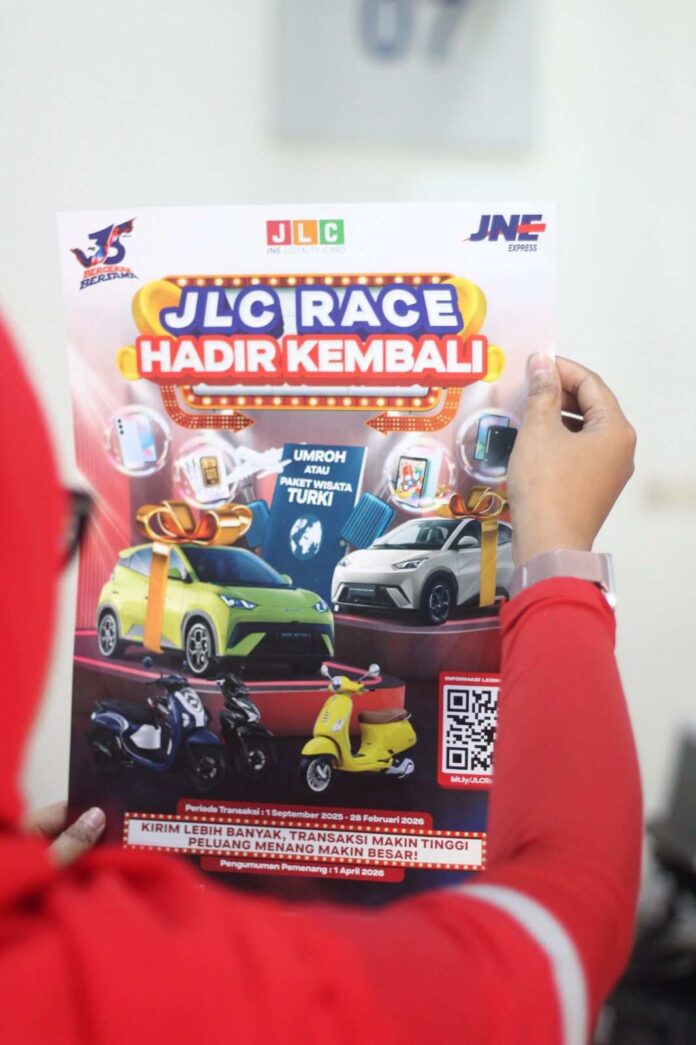JNE Rayakan Hari Pelanggan Dengan Program JLC Race 2025 Berhadiah Mobil Listrik