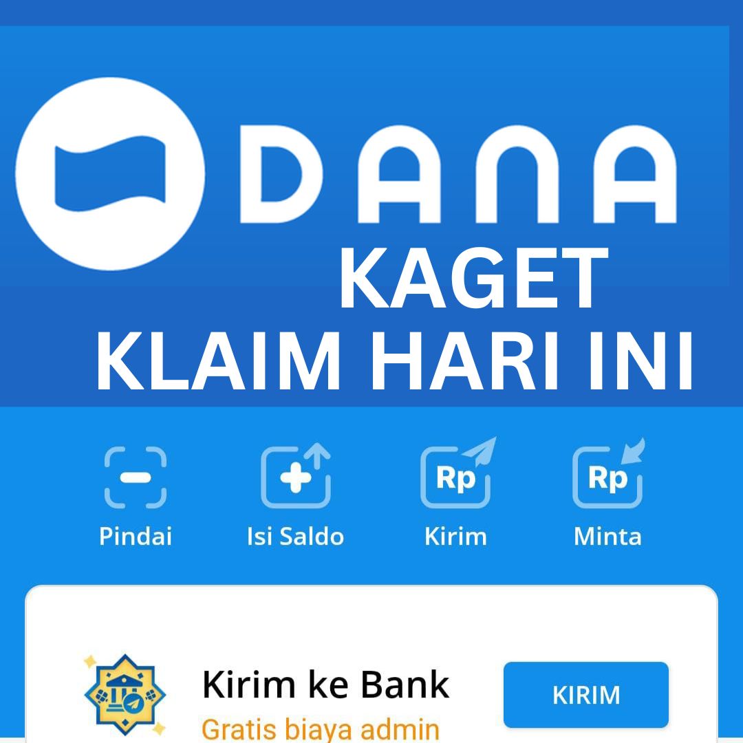 Jumat Berkah! Link DANA Kaget Spesial Hari Ini, Sikat Saldo Gratis Rp149 Ribu Sebelum Kehabisan!