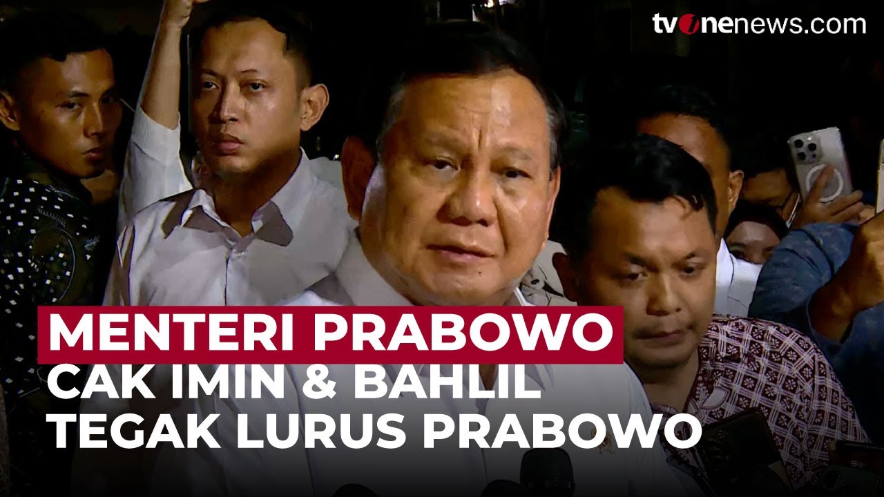Kata Bahlil dan Cak Imin soal Posisi Menko Polkam dan Menpora Masih Kosong