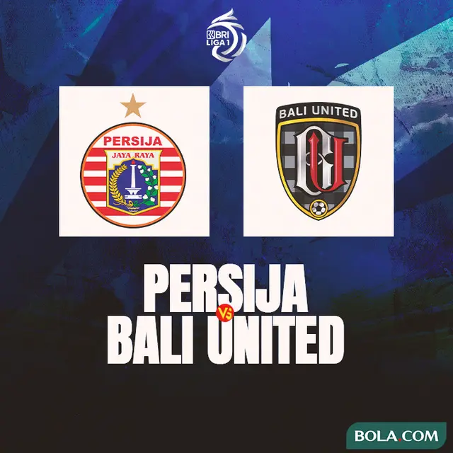 Link Live Streaming BRI Super League 2025/2026: Persija Jakarta vs Bali United, di Vidio