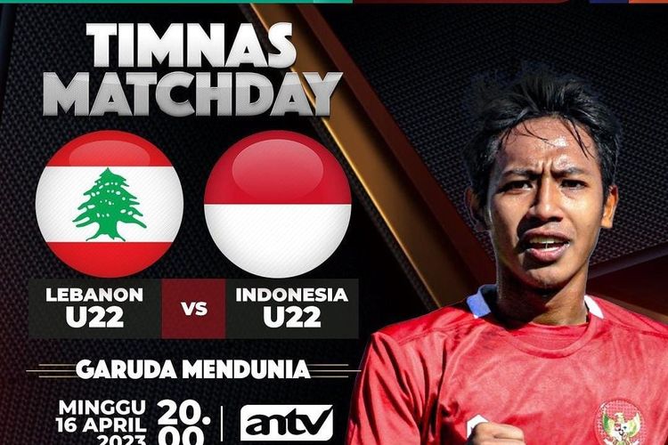 Link Live Streaming Timnas Indonesia vs Lebanon di FIFA Matchday, Eksklusif di Vidio