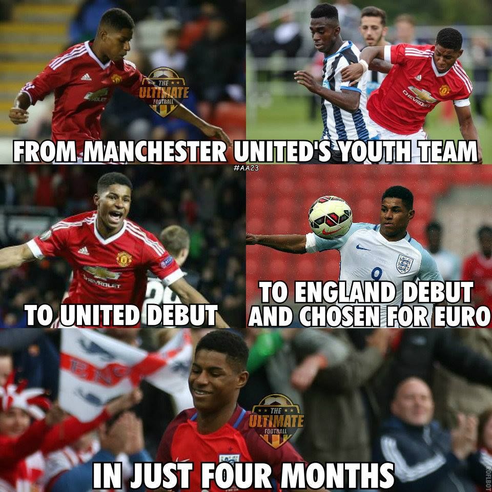 Meme Marcus Rashford Jadi Bintang Barcelona Usai Disia-siakan MU