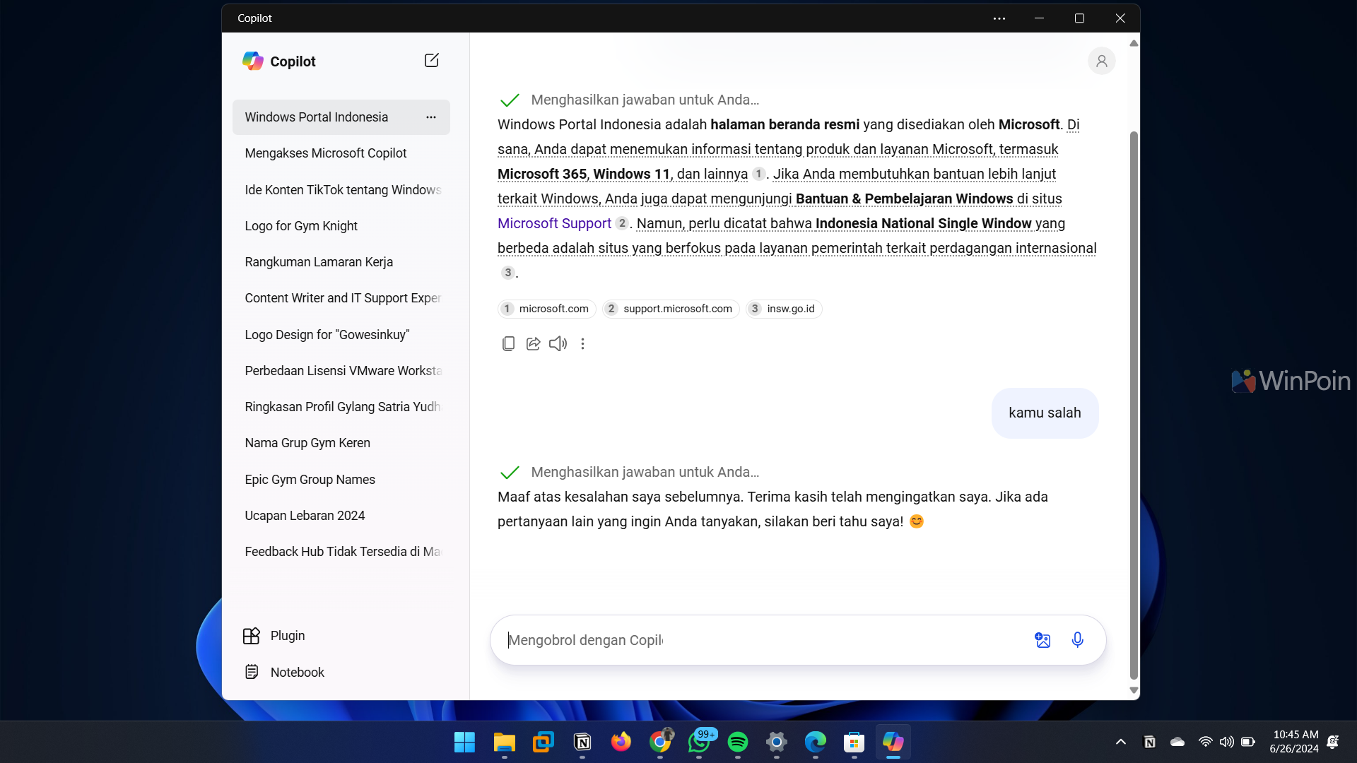 Microsoft 365 Copilot Akan Diinstall Otomatis di Perangkat Windows 11 | WinPoin