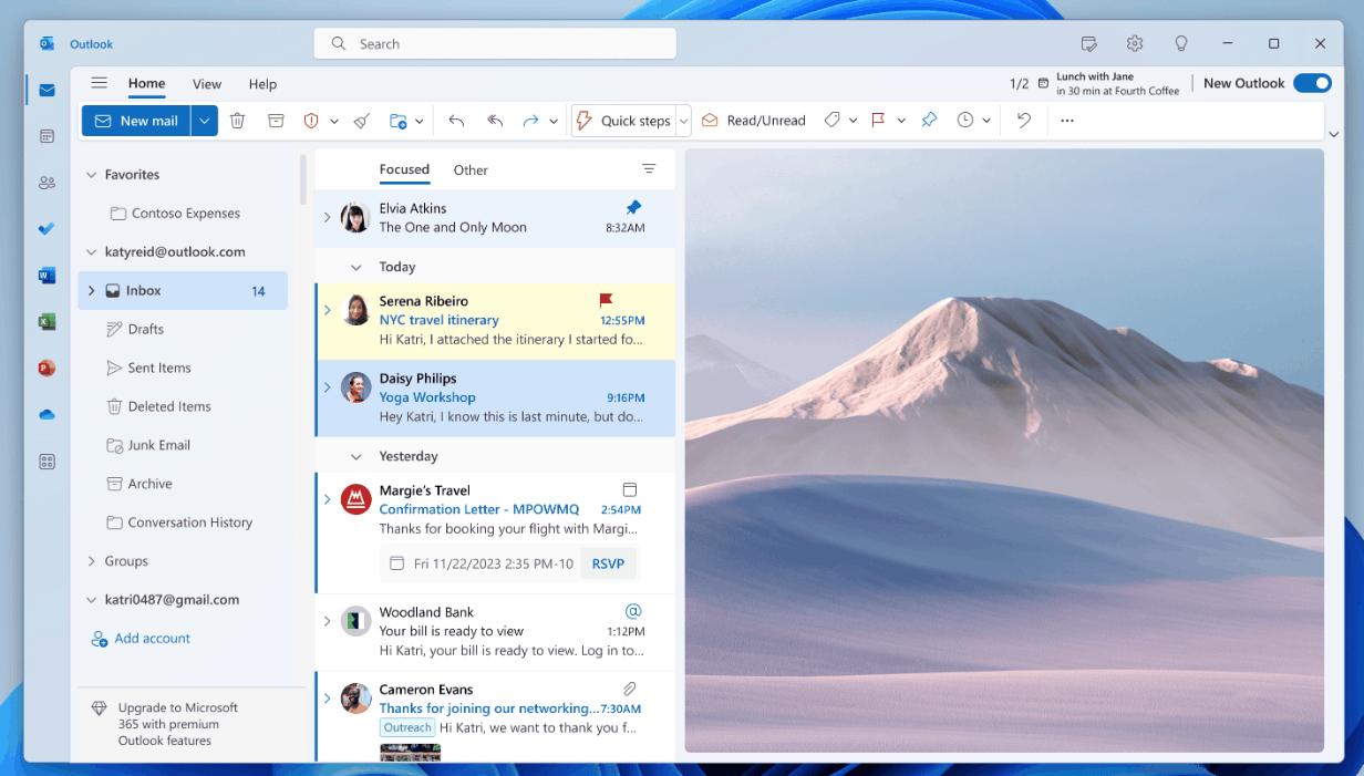 Microsoft Kembali Dorong Pengguna Untuk Migrasi ke Outlook Baru | WinPoin