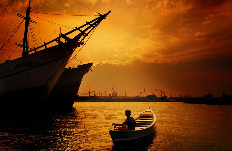 Para Pemburu Senja di Pesisir Utara Jakarta