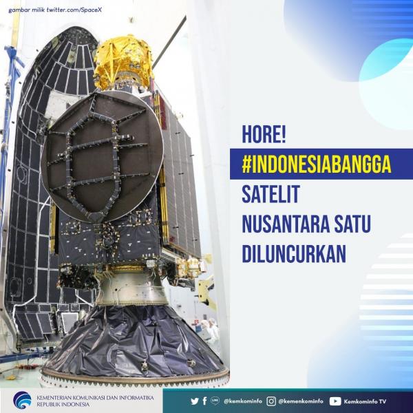 Peluncuran Satelit Nusantara Lima Tingkatkan Daya Saing RI Hadapi Starlink Cs
