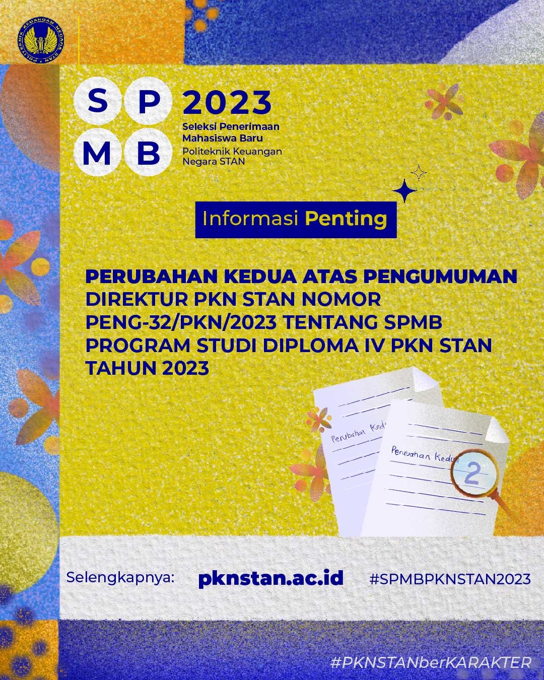 PENGUMUMAN NOMOR PENG-38/PKN/2025 | Politeknik Keuangan Negara STAN.