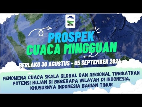 Prospek Cuaca Mingguan Periode 9 – 15 September 2025: Cuaca Masih Bervariasi: Waspada Peningkatan Curah Hujan di Sebagian Wilayah Indonesia