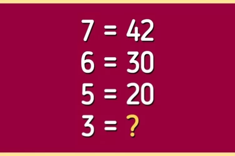 Punya IQ di atas Rata-rata? Coba Dulu Pecahkan Soal Ini dalam 5 Detik!