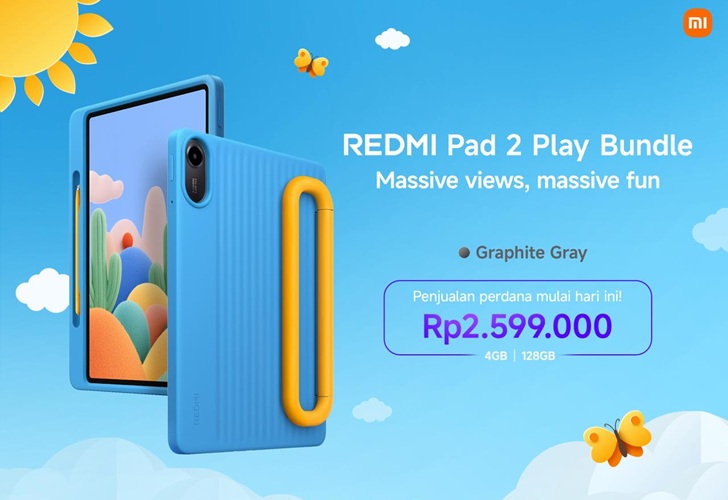 REDMI Pad 2 Play Bundle, Sahabat Cerdas dan Aman untuk Kreativitas Anak