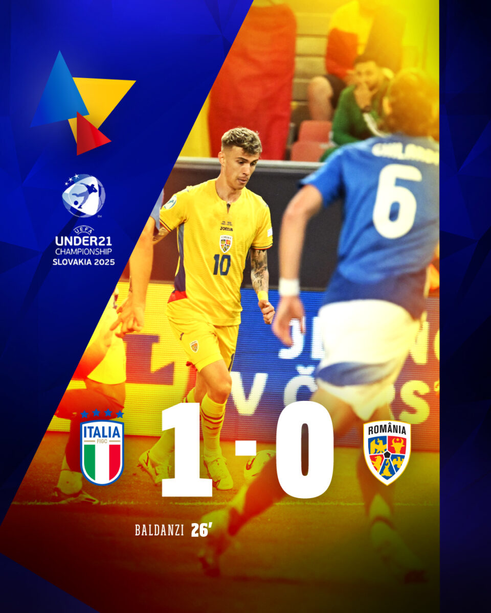 România U21 - Kosovo U21 0-0. Start ratat pentru ”Tricolorii” mici în campania de calificare pentru EURO 2027.