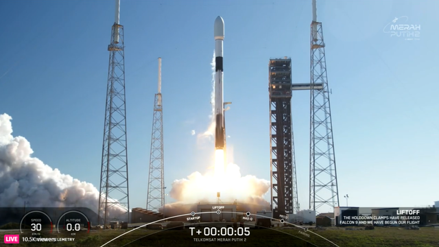 Satelit Nusantara Lima Meluncur 9 September 2025 Pakai Roket SpaceX