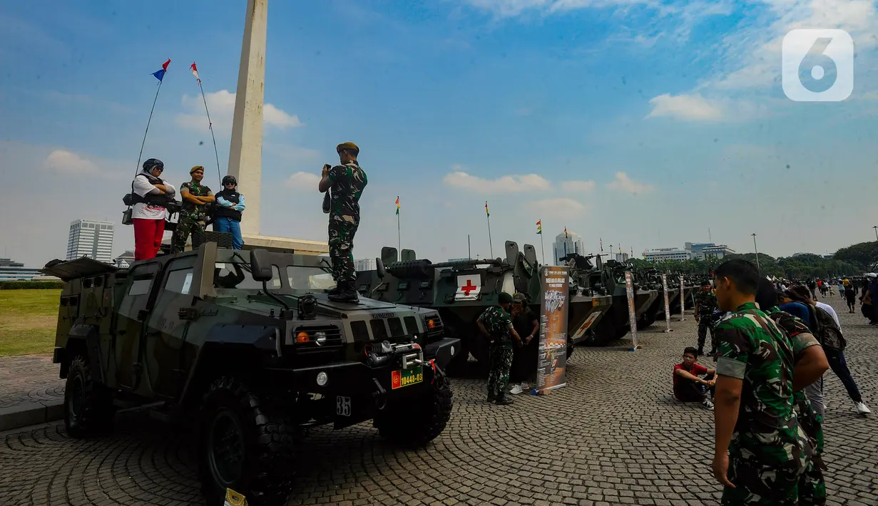 Semarak HUT ke-80 TNI: Monas Bersolek Sambut Pameran Alutsista Terakbar