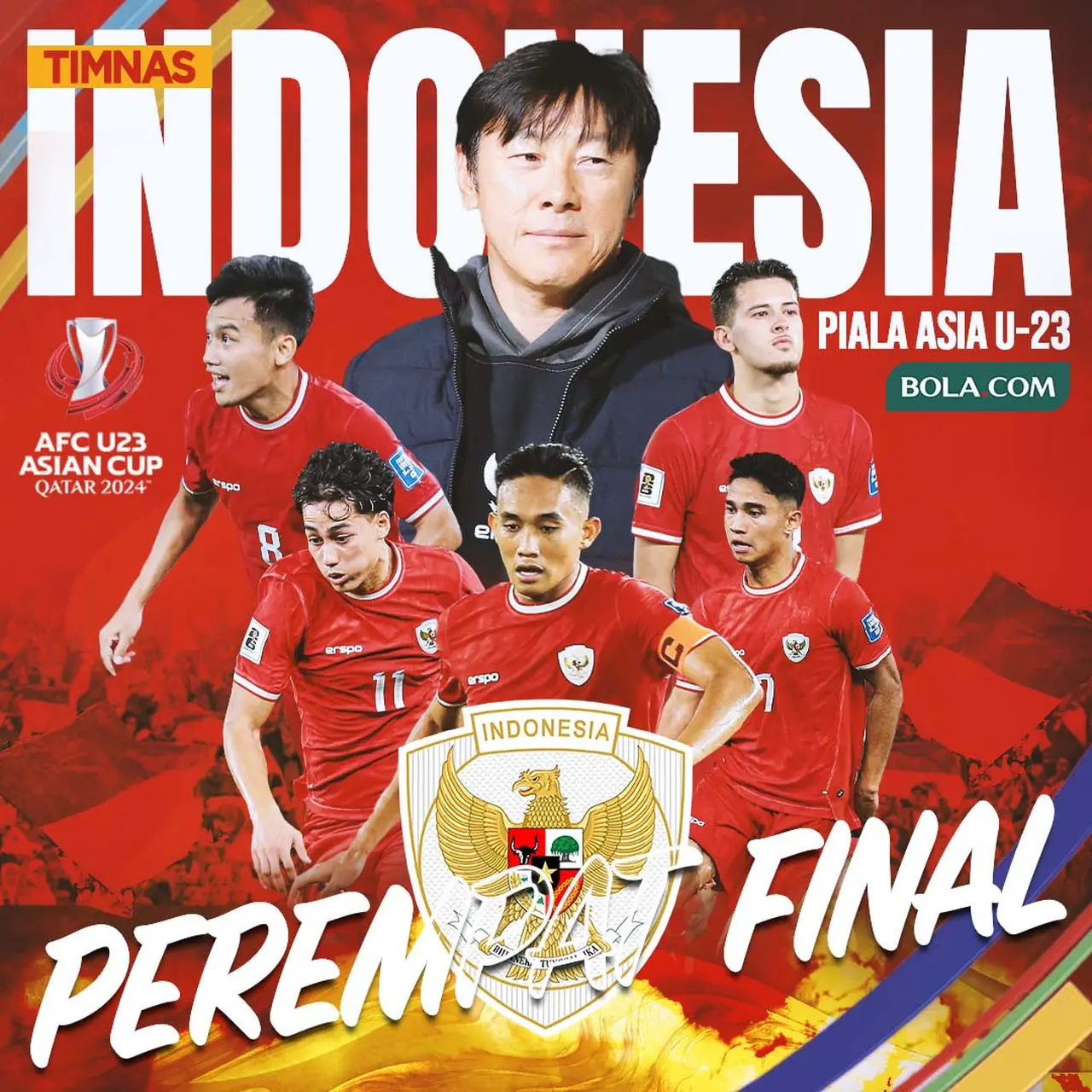 Syarat Timnas U-23 Lolos ke Piala Asia: Tekuk Makau & Korsel