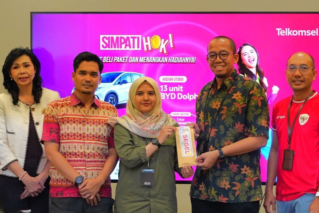 Telkomsel Umumkan 13 Pemenang Mobil Listrik BYD